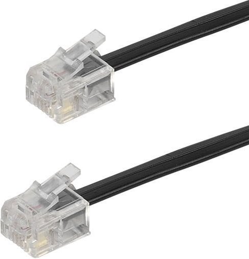 RJ11 Anschlusskabel, RJ11-Stecker 4p4c auf RJ11-Stecker 4p4c, 3m (45112)