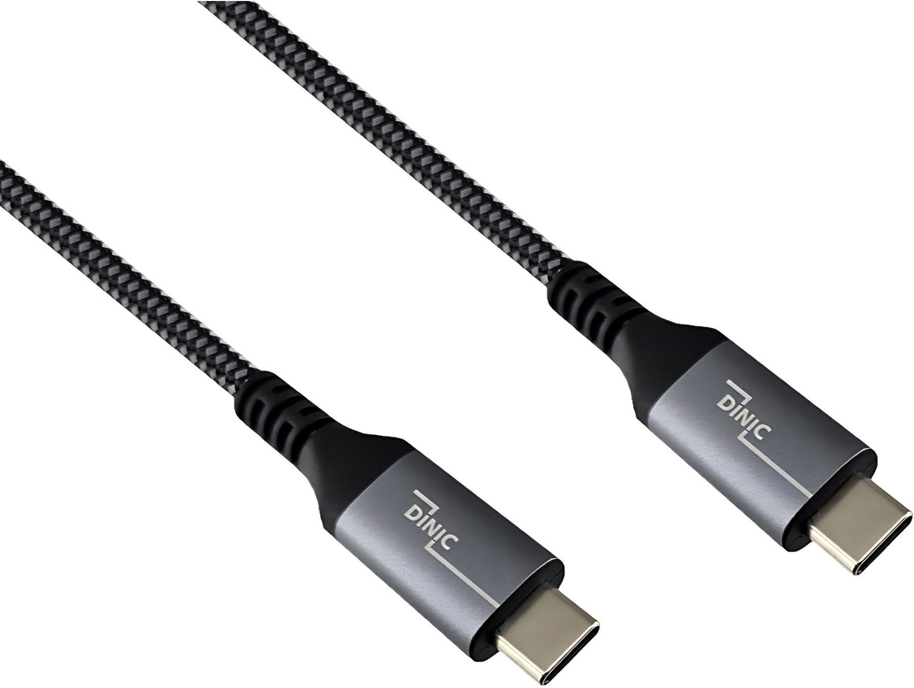 USB C 4.0 Daten u. Ladekabel, Typ C auf C, PD 240W, schwarz, 1,5m