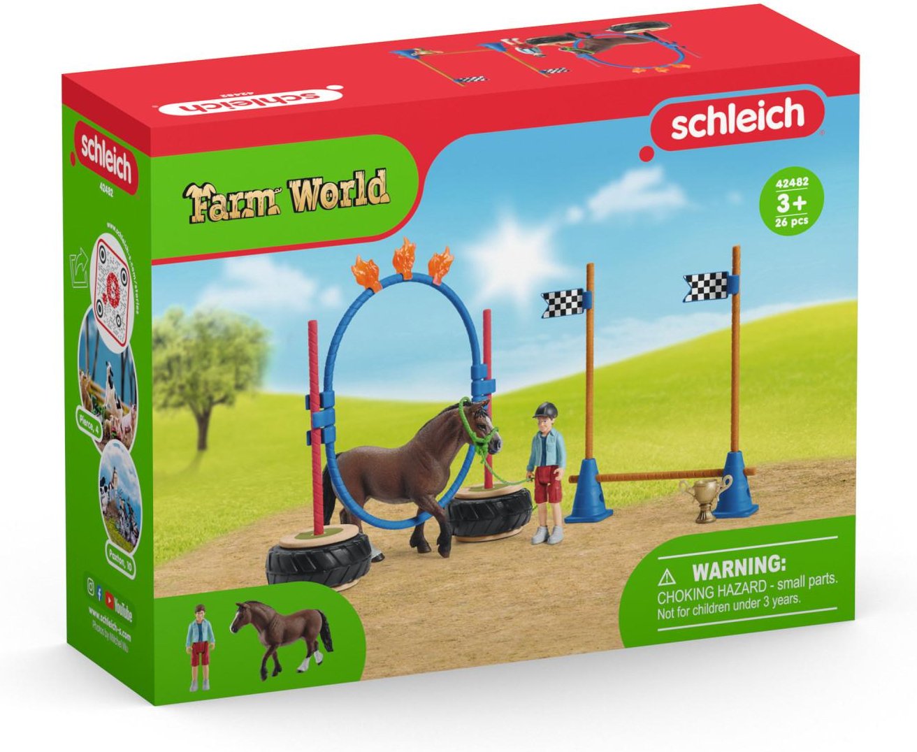 Pony Agility Rennen Spielfiguren-Set