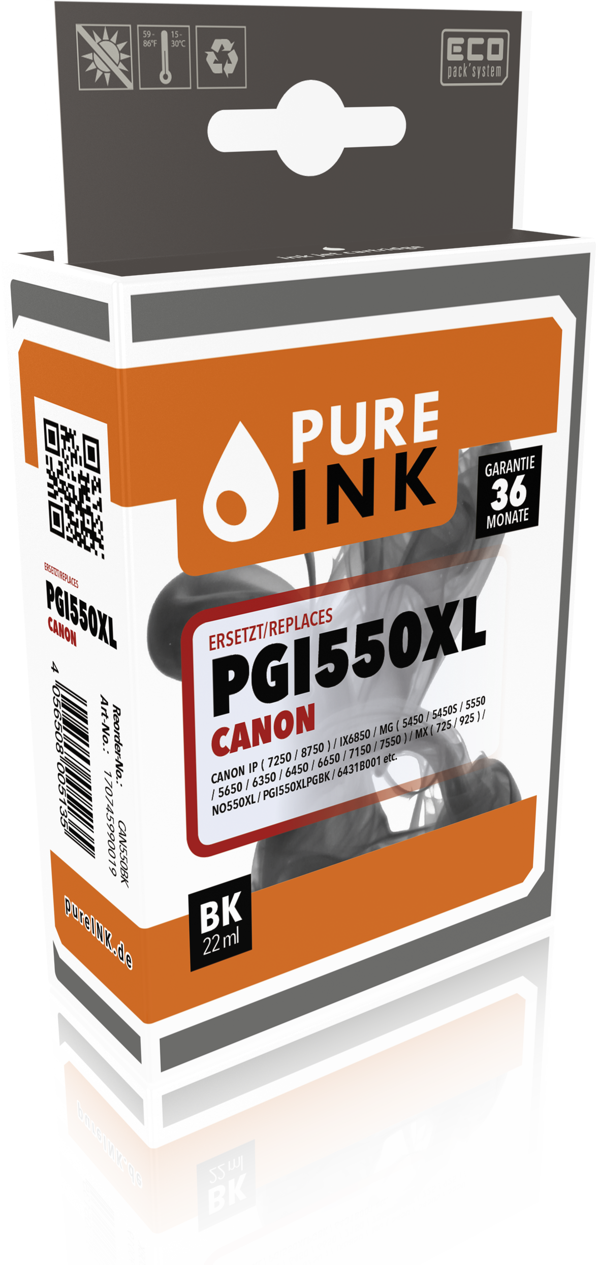 CA550BK BLK Druckerpatrone