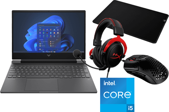 Thumbnail - Gaming-Notebook Bundle, Victus 15-fa1656ng Notebook + Cloud II Headset + Pulsefire Hast Maus + Pulsefire Mat Mauspad