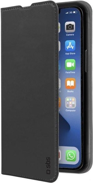 Bookcase Wallet Lite-Hülle für iPhone 13 Pro, Schwarz