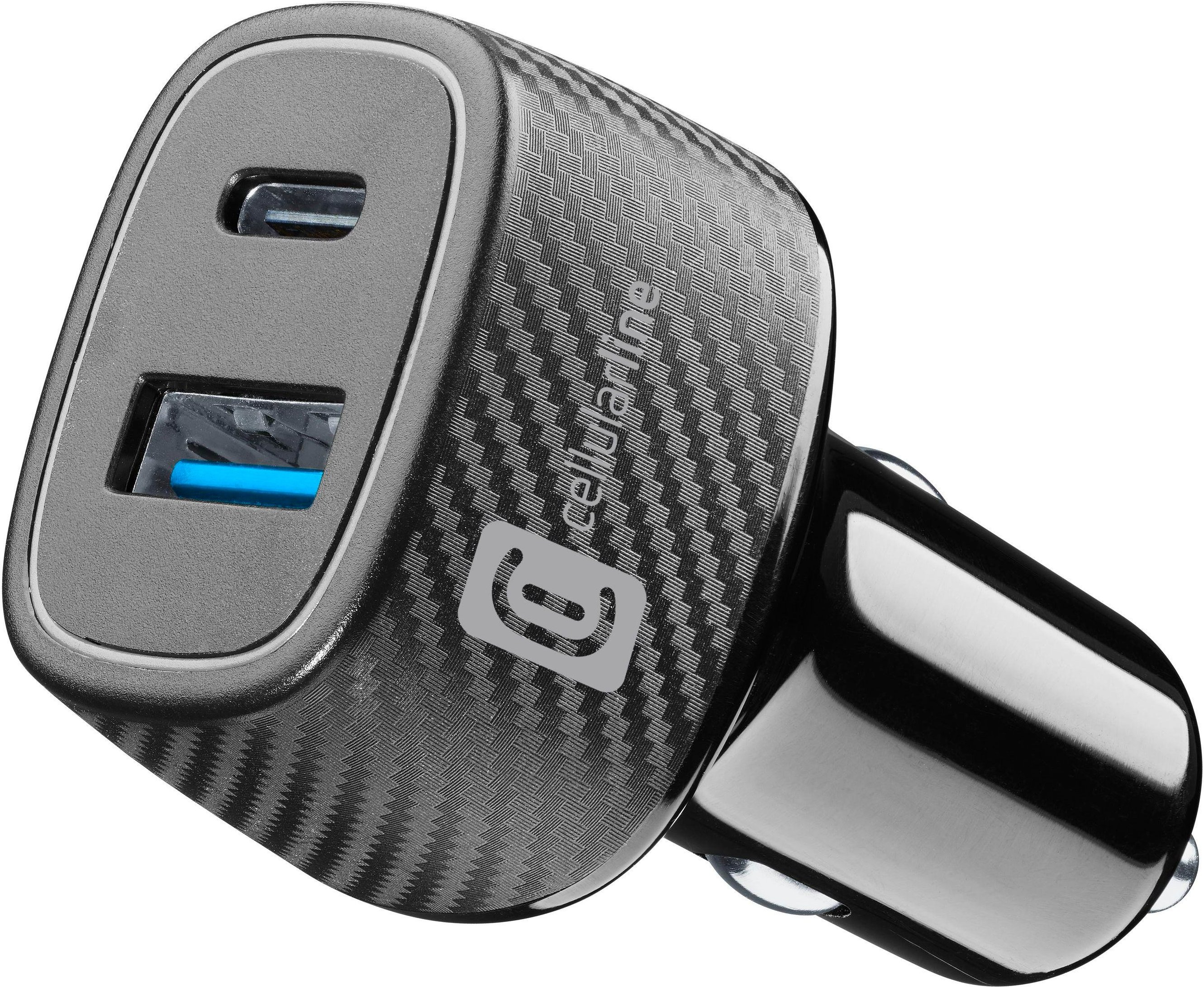 USB Car Charger Multipower Ultra 30W Black (60262)