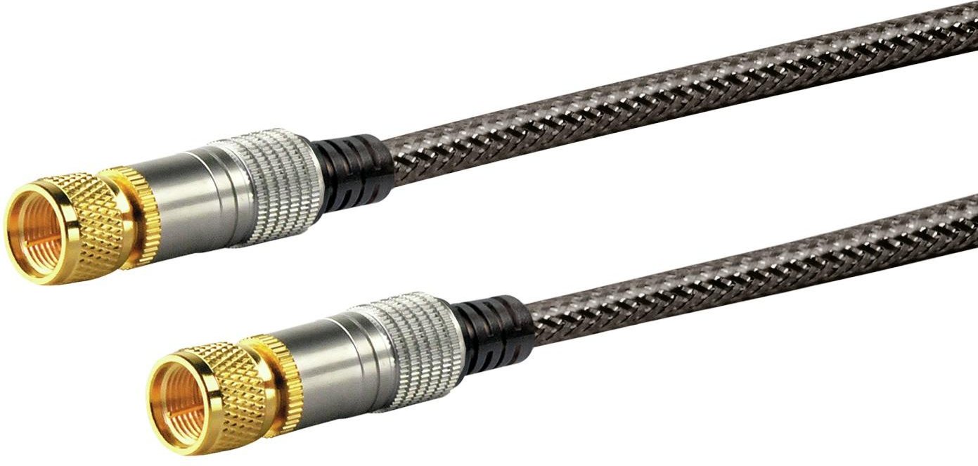 SAT Anschlusskabel (110 dB) KVCHD30 - F-Stecker, 3m