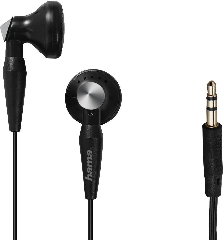 Kopfhörer "Basic4Music", Earbuds, Kabelknickschutz, Schwarz (00184000)