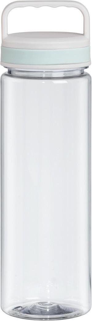 Trinkflasche, 900ml, auslaufsicher, Henkel, Schraubverschluss, Transparent (00181592)