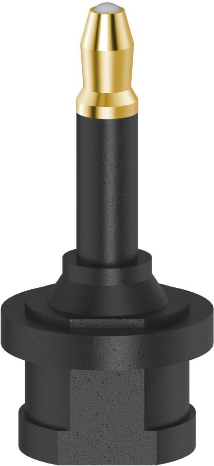 ODT-Adapter, Toslink-Kupplung - optischer 3,5-mm-Stecker, vergoldet (00205178)