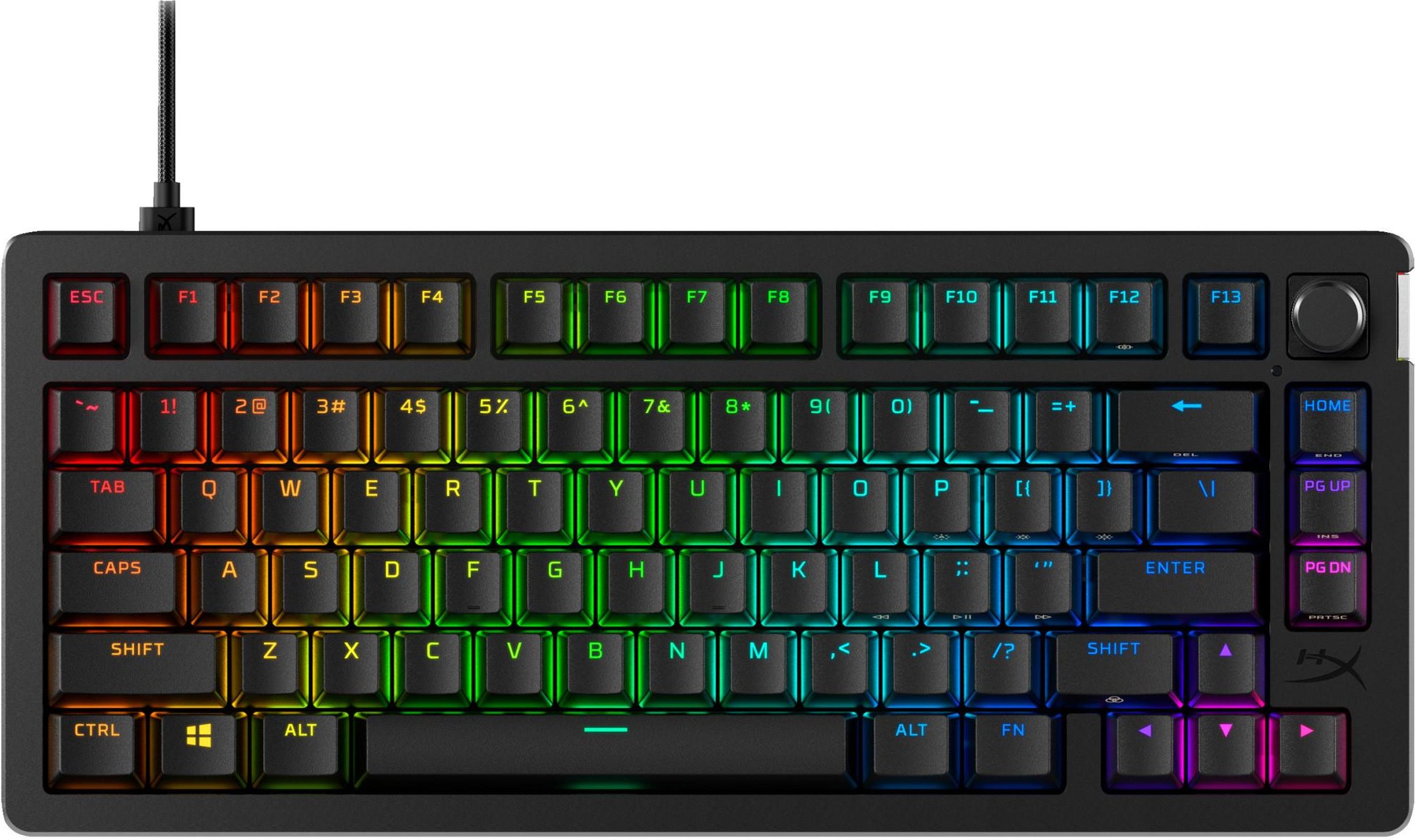 Alloy Rise 75 Gaming-Tastatur, Schwarz