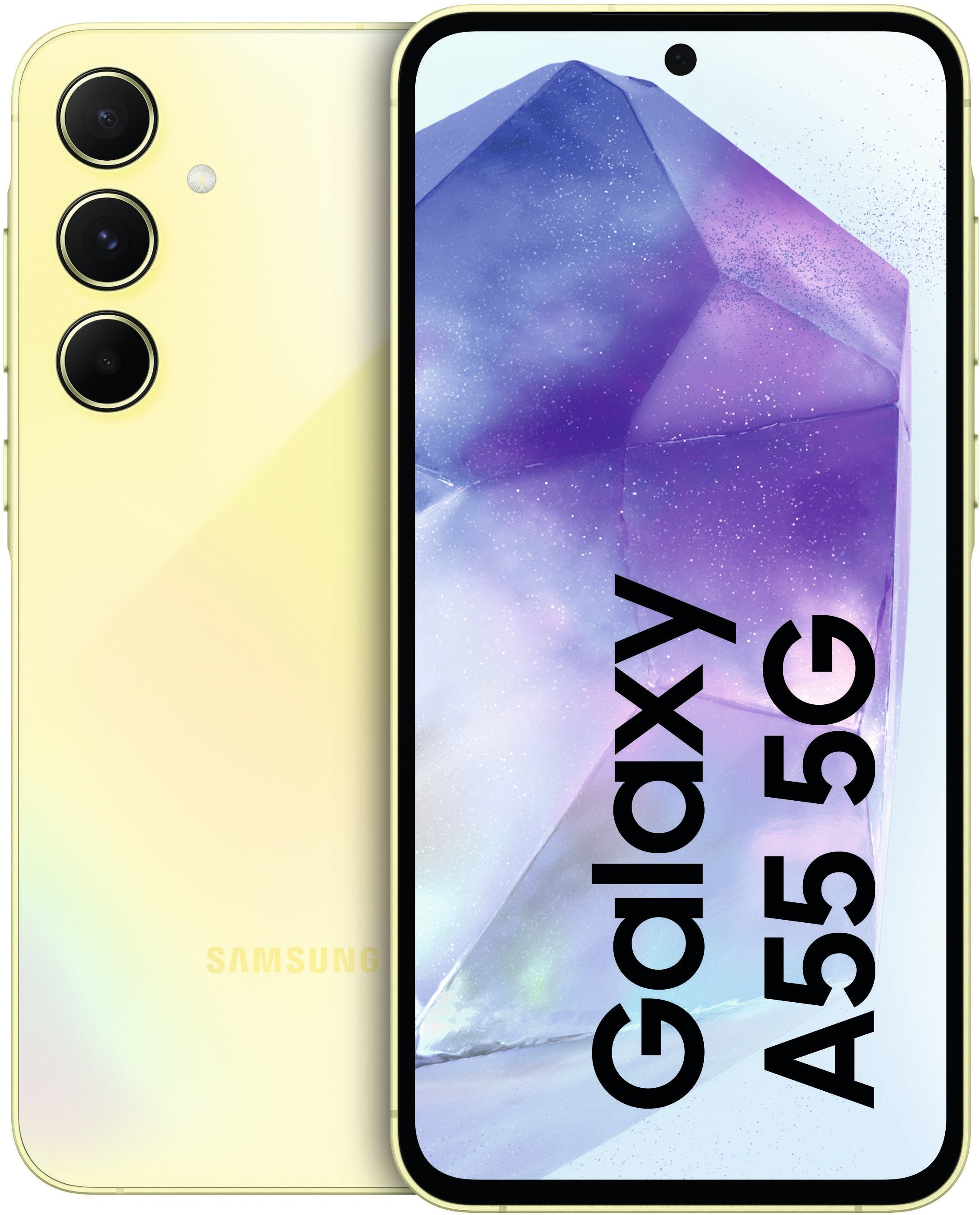Thumbnail - o2-Aktion 398347 Samsung Galaxy A55 5G 128GB Awesome Lemon Smartphone