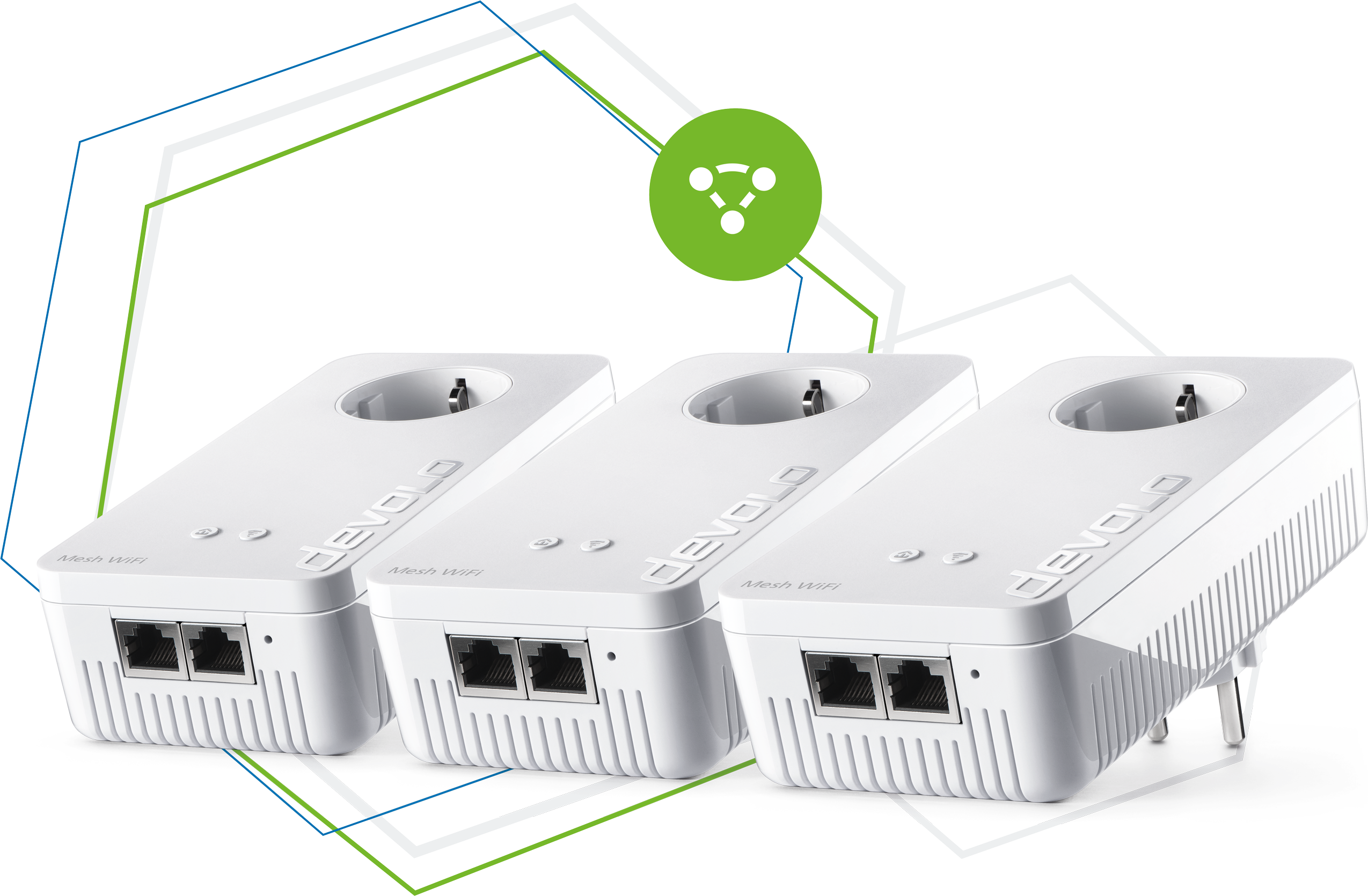 Mesh WLAN 2 Multiroom Kit Powerline