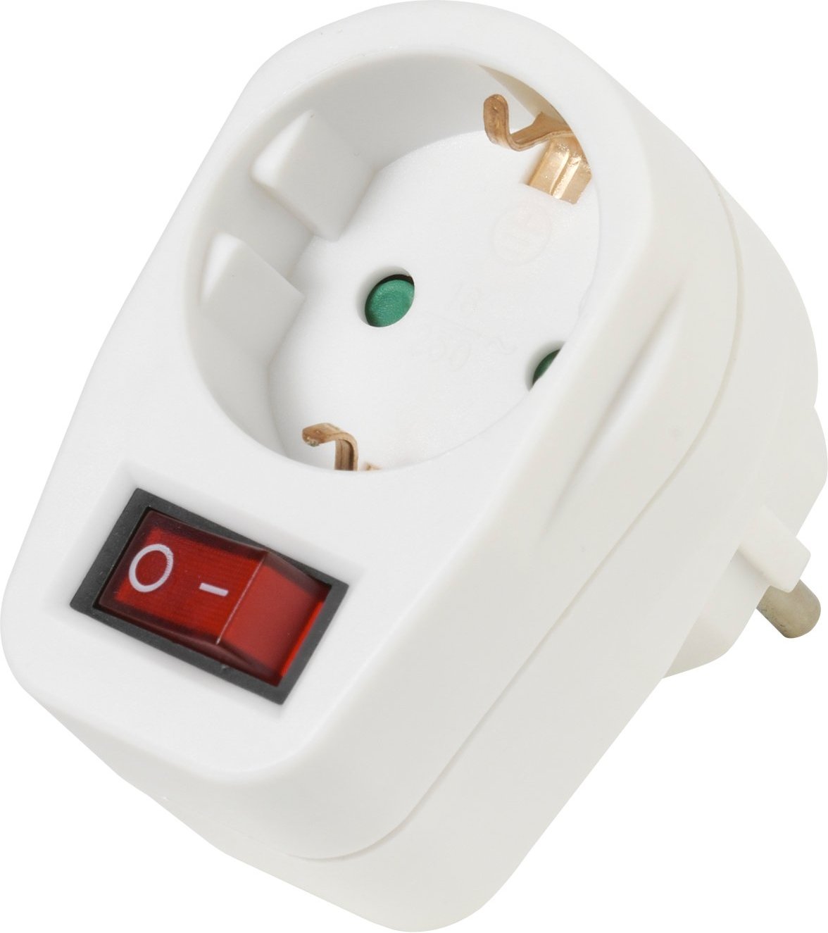 Schukoadapter mit Schalter (22396)