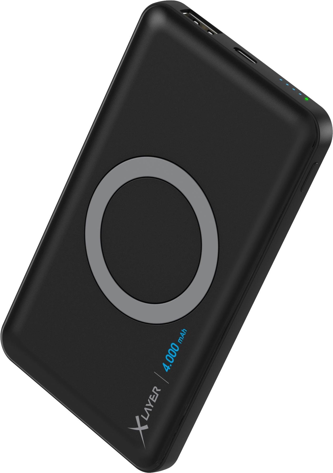 Wireless Charger 4000mAh schwarz Powerbank
