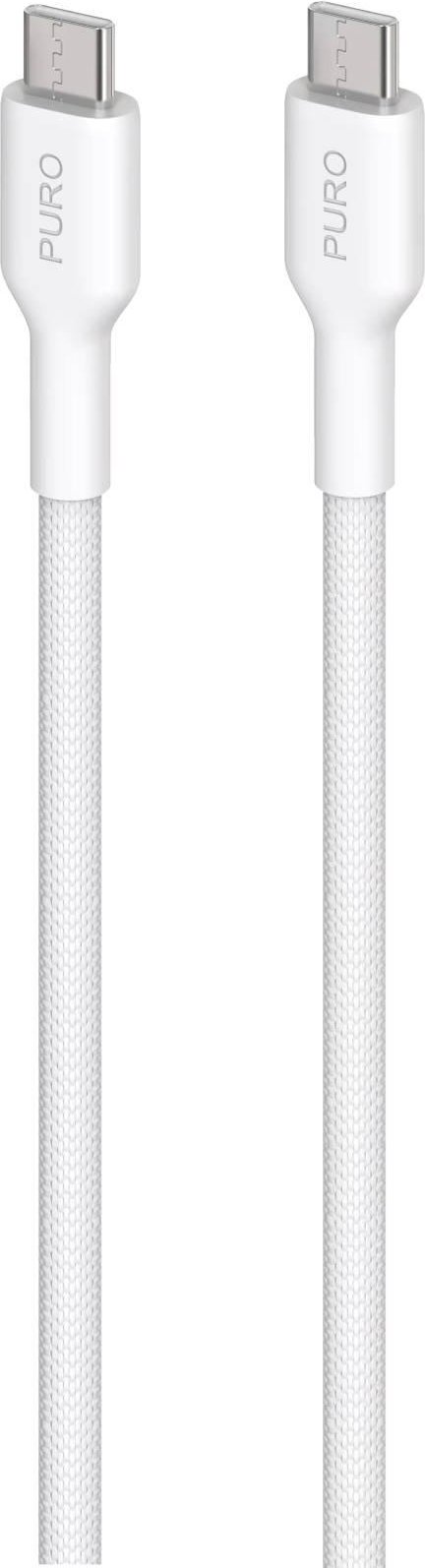 Power and Data Sync Fabrik cable from USB-C to USB-C 1,2m, Weiß