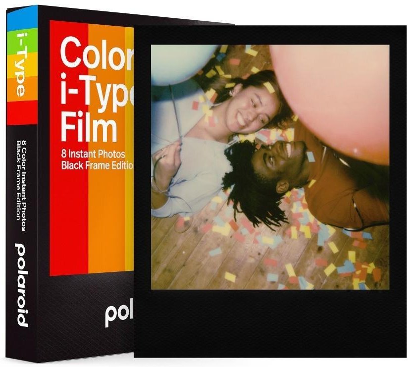 i-Type Color Film Black Frame 8x Sofortbildkamera-Filme
