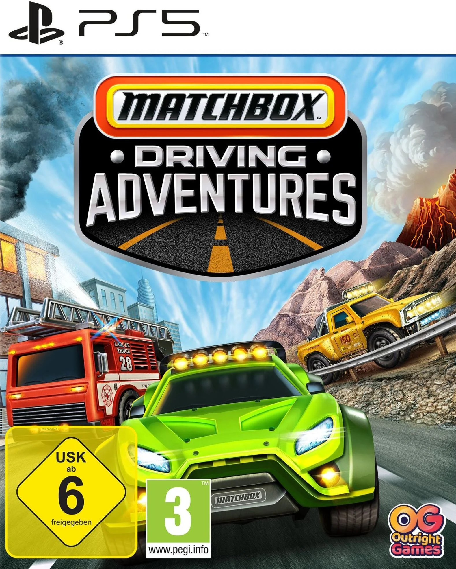 Matchbox Driving Adventures PS5-Spiel