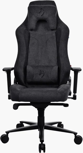 Vernazza Soft Fabric Gaming-Stuhl, Pure Black