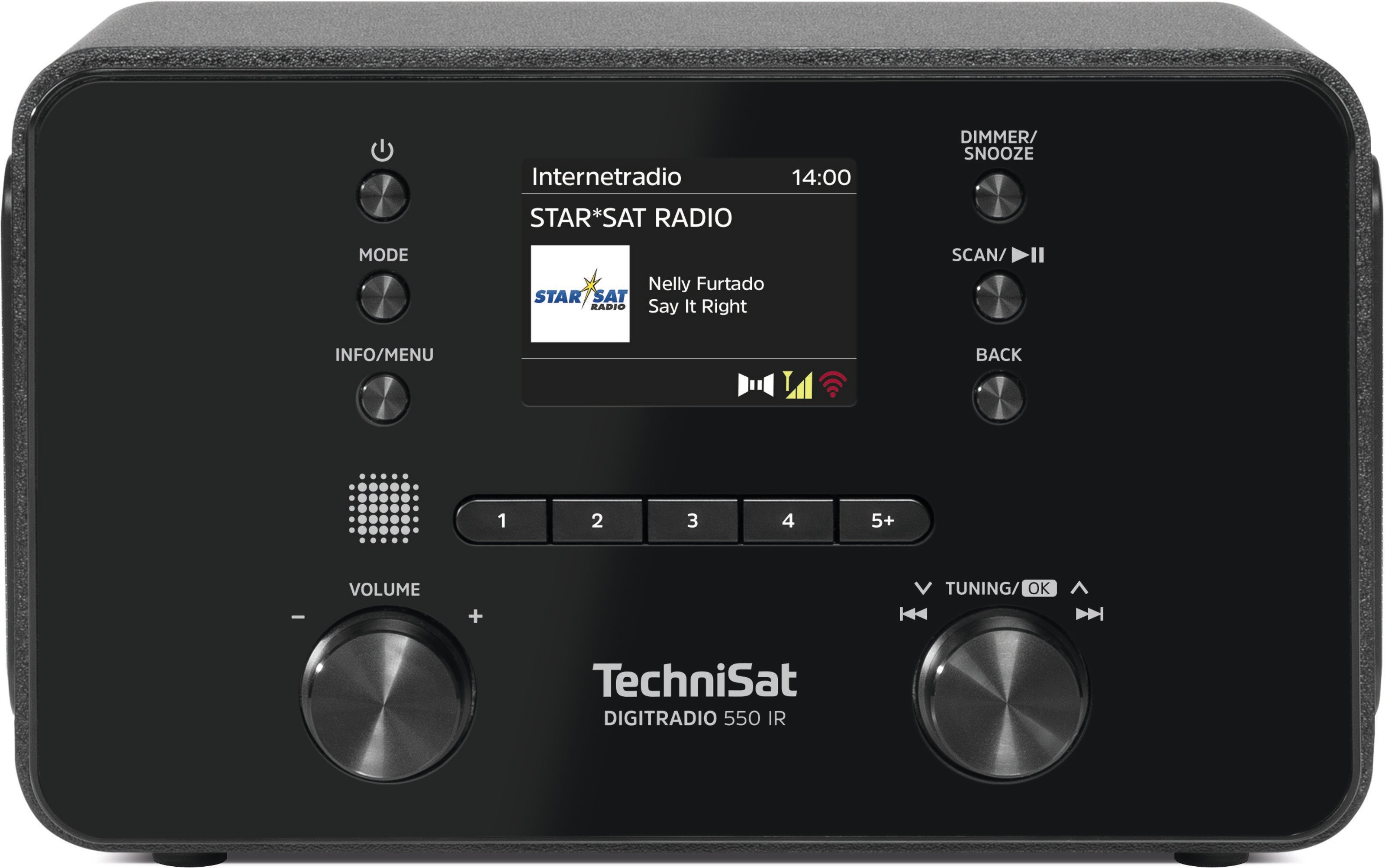 DAB+ Internetradio DIGITRADIO 550 IR schwarz