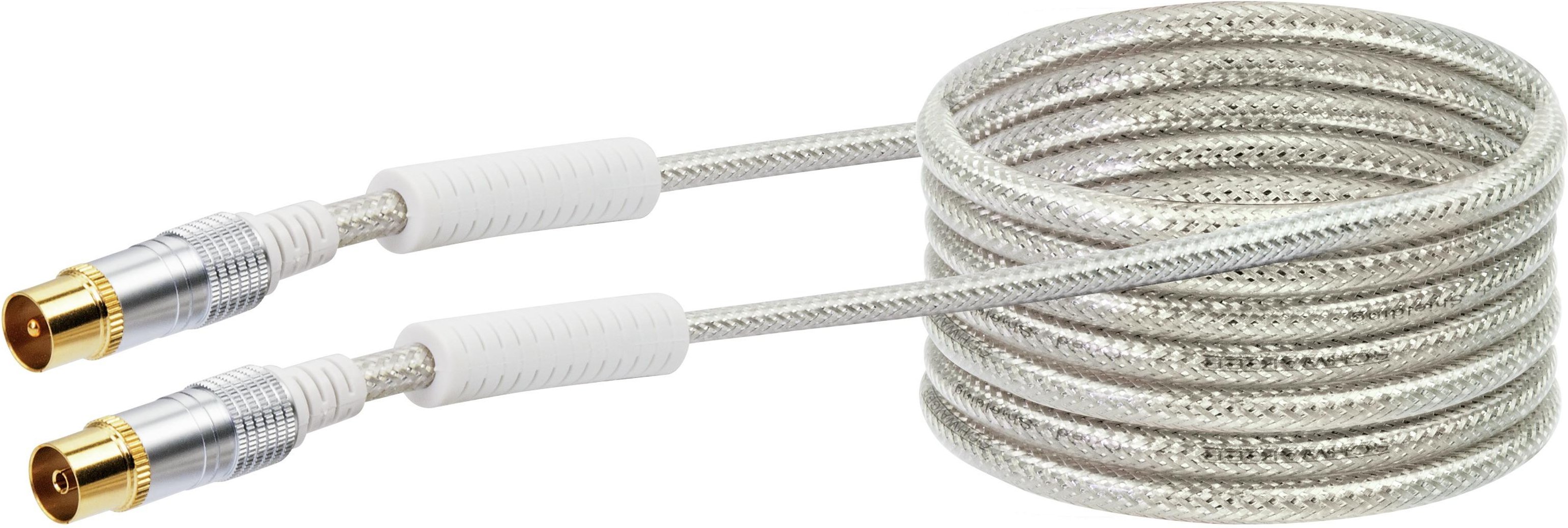 Antennen Anschlusskabel (110 dB) KVKHD30S - IEC, mit Ferritkern, 3m