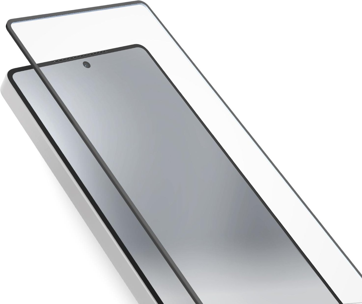 Glas Displayschutz Full Cover für Samsung Galaxy S25 Ultra, Schwarz