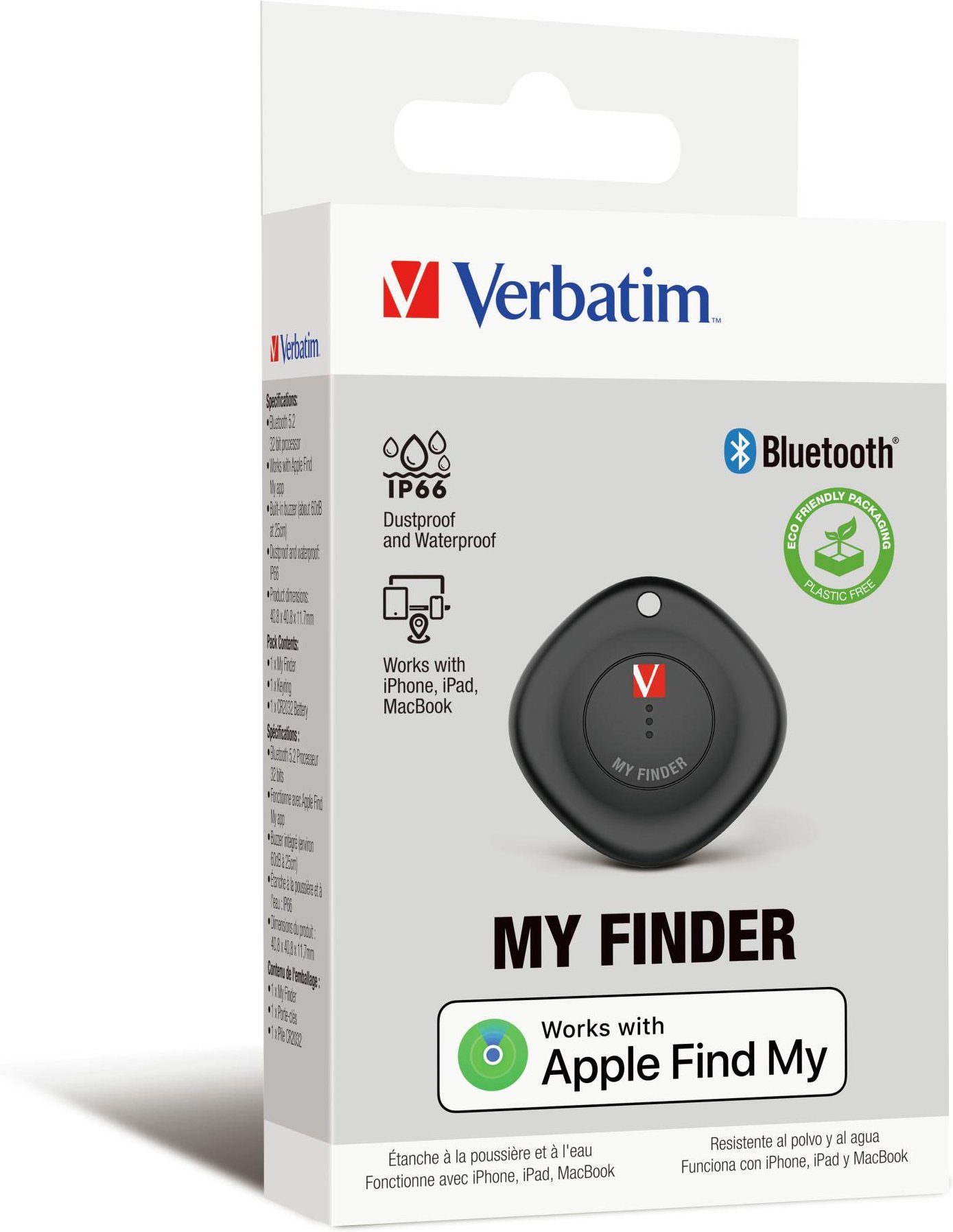 My Finder Bluetooth-Tracker, Schwarz