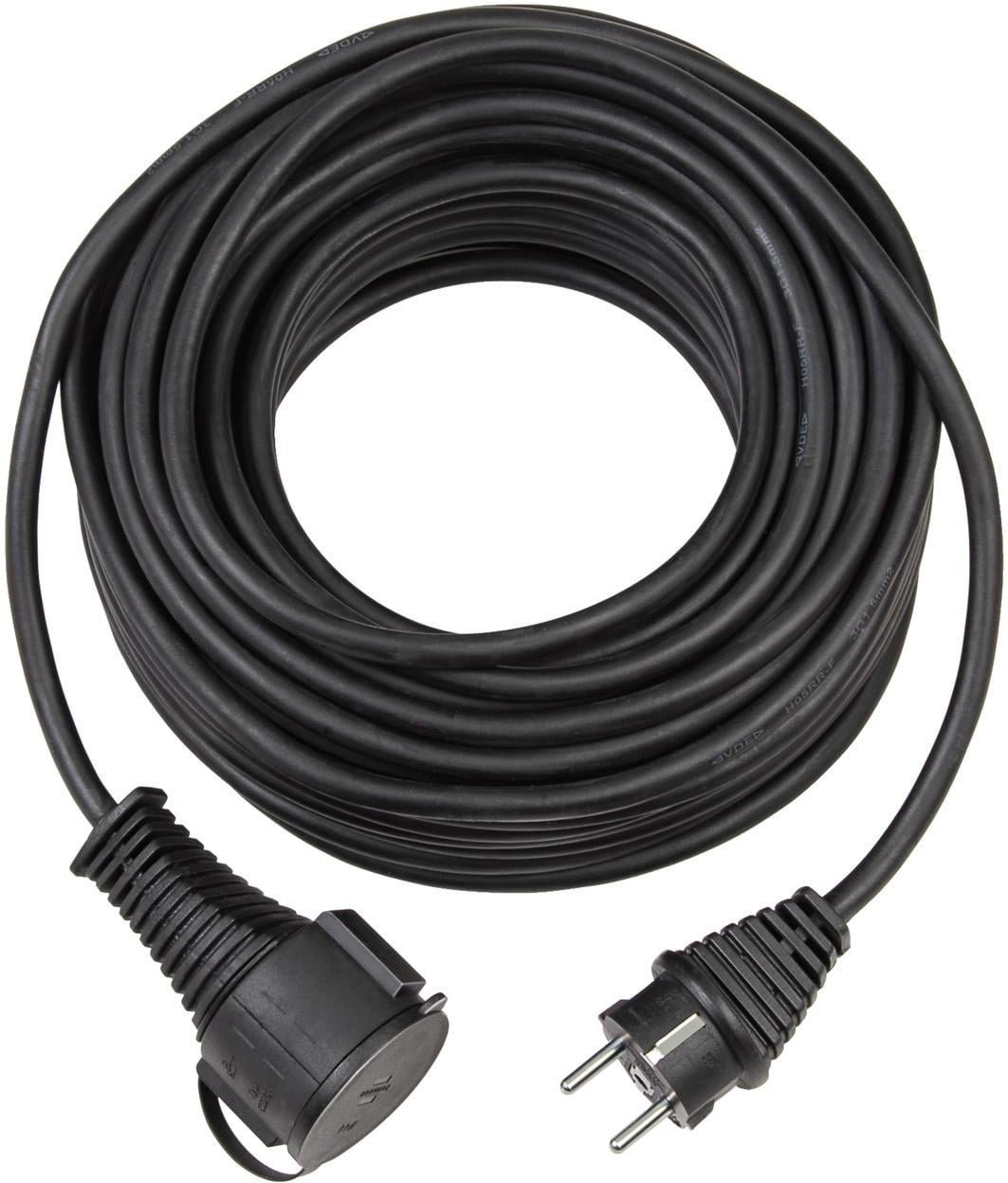 BREMAXX® Verlängerungskabel , 10 m schwarz