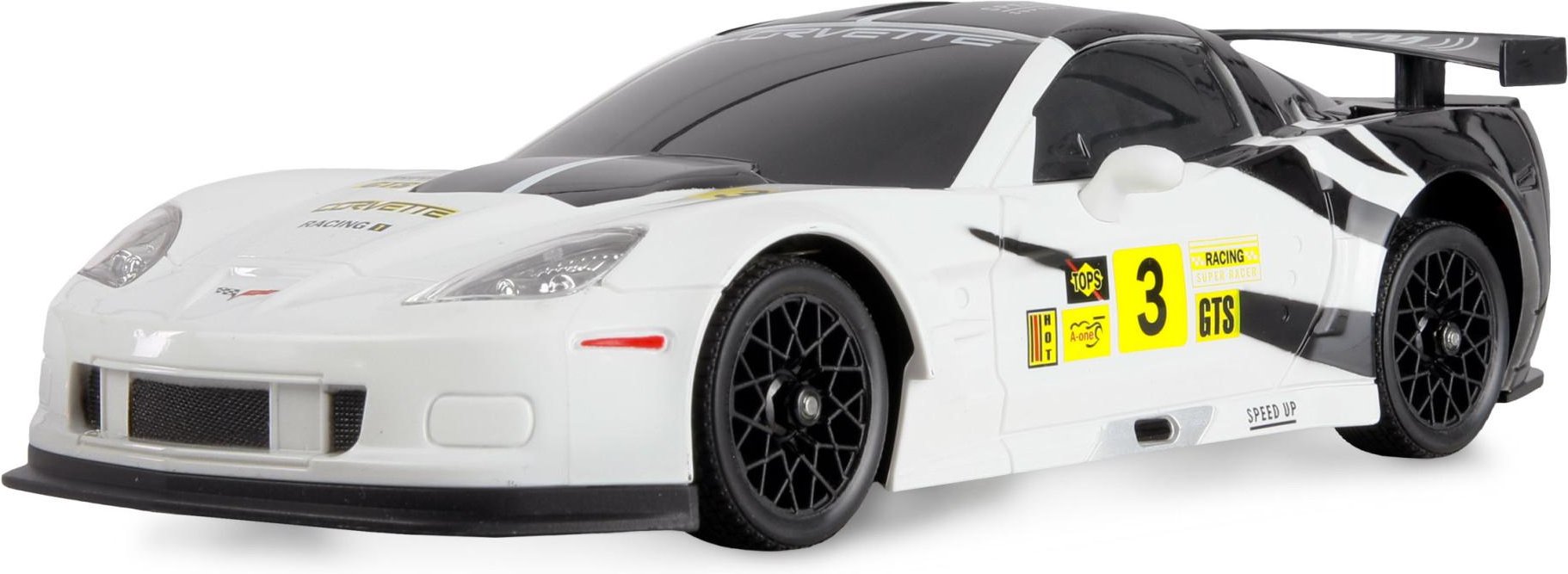 Thumbnail - Corvette C6R ferngesteuerte (RC) modell Drift-Car Elektromotor 1:18, weiß Ferngesteuertes Auto