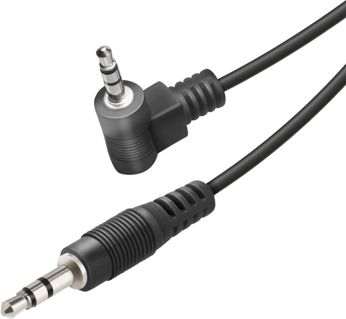 3,5-mm-Klinkenstecker-Stecker-Audiokabel, 1,5 m, schwarz
