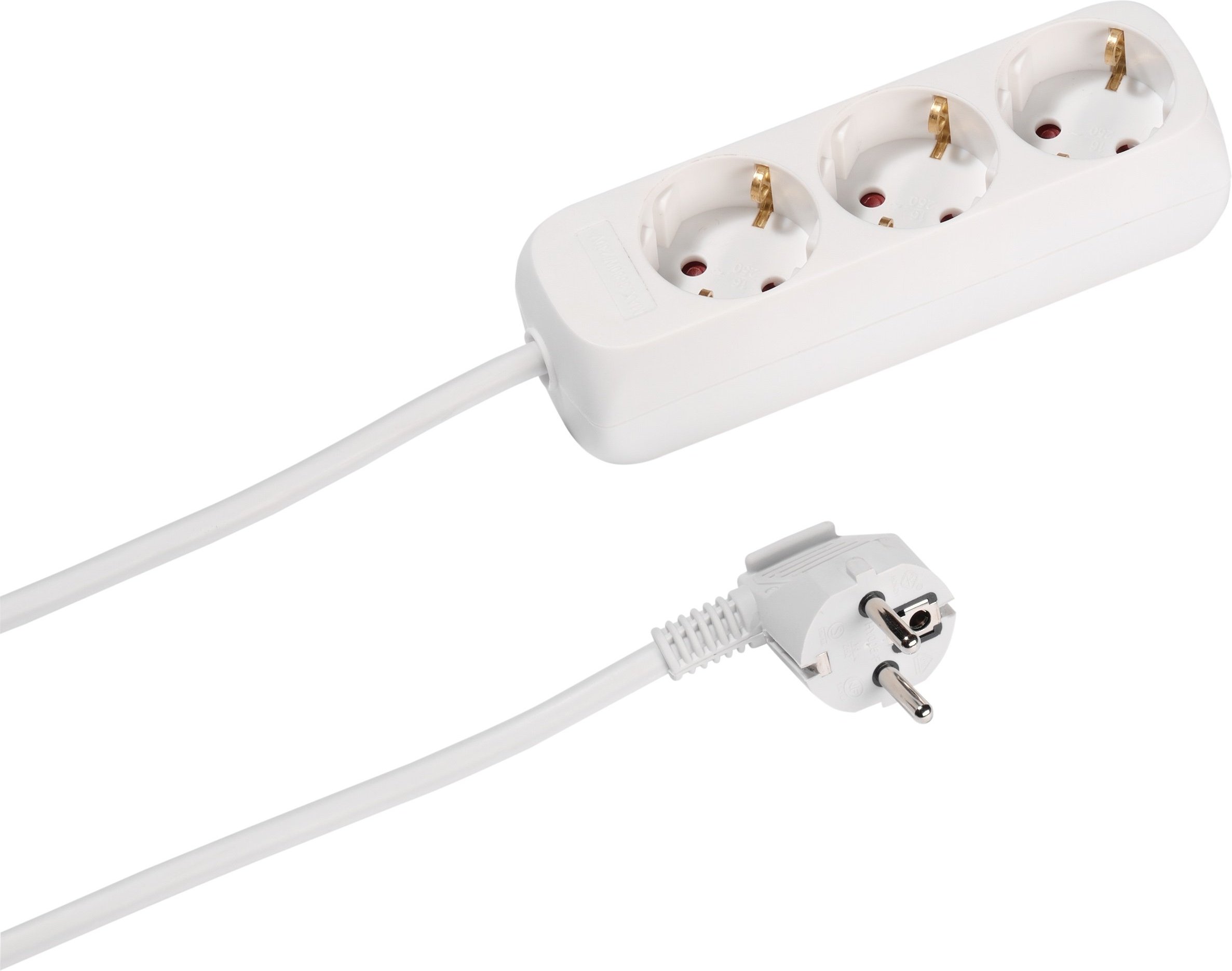 3-fach Steckdosenleiste, 5m Zuleitung (61152)