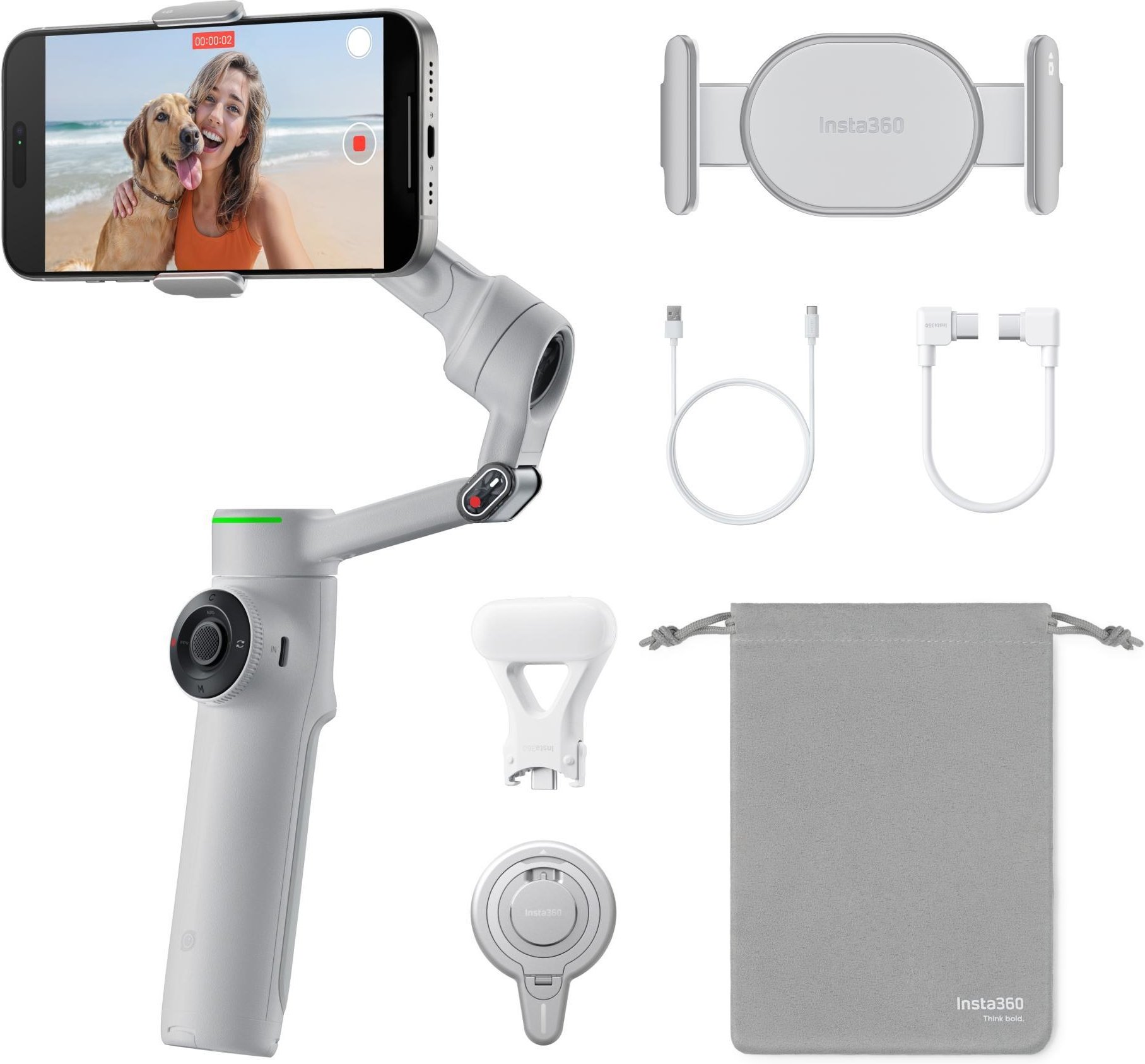 Gimbal Flow 2 Pro Creator Bundle Stone Gray