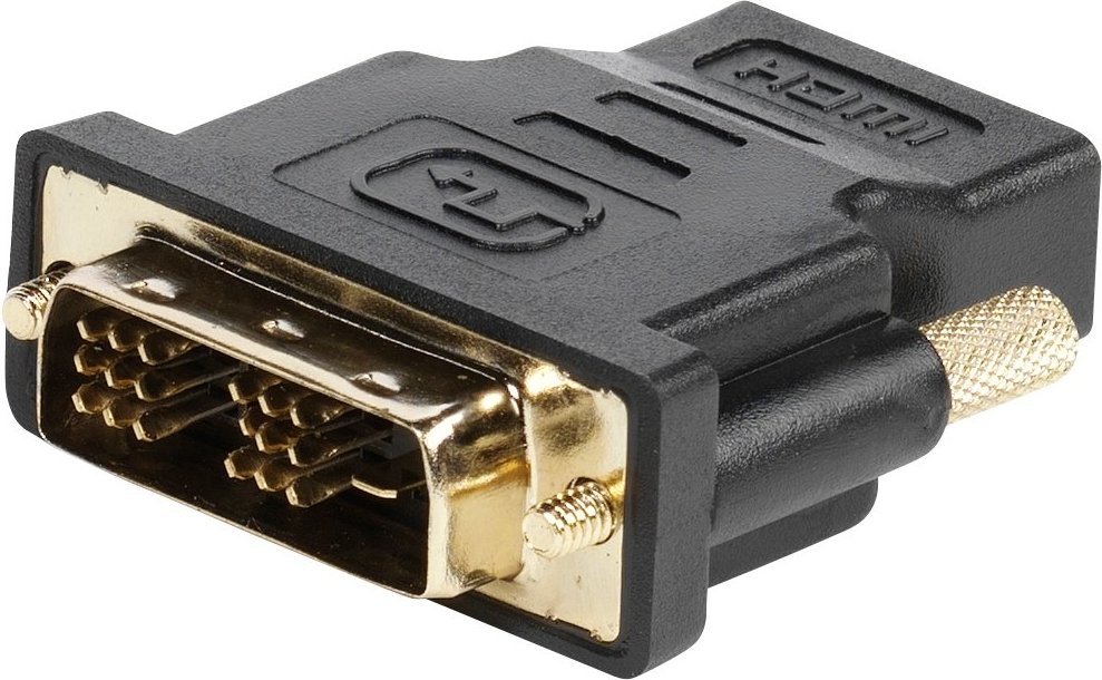 HDMI DVI Adapter, DVI-D Stecker - HDMI Buchse (45488)