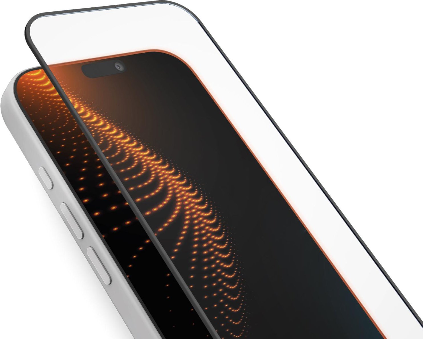 Ultra-widerstandsfähiges Schutzglas für iPhone 17 Pro mit D3O-Technologie und Applikator, Schwarz