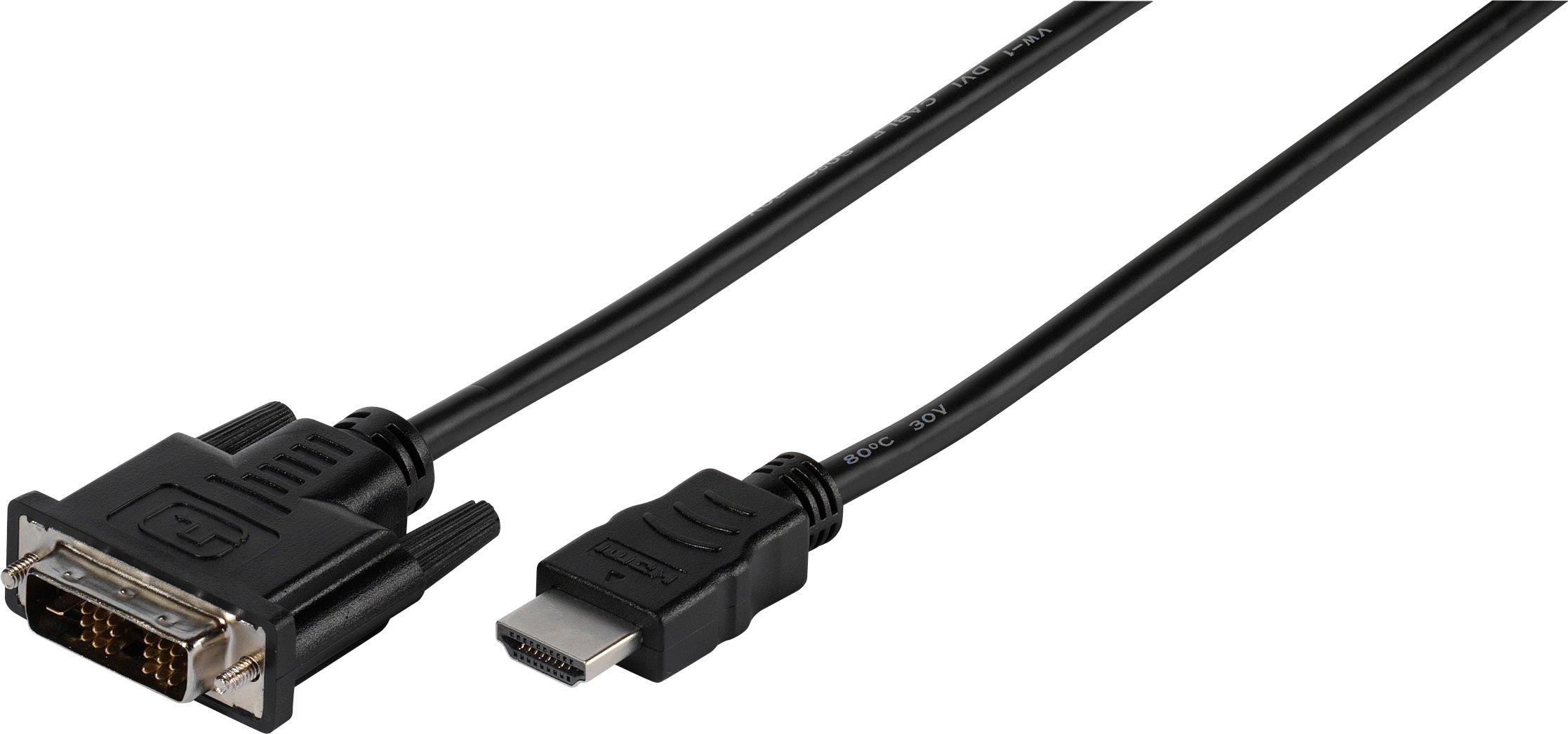 HDMI / DVI Kabel, 2m (45422)