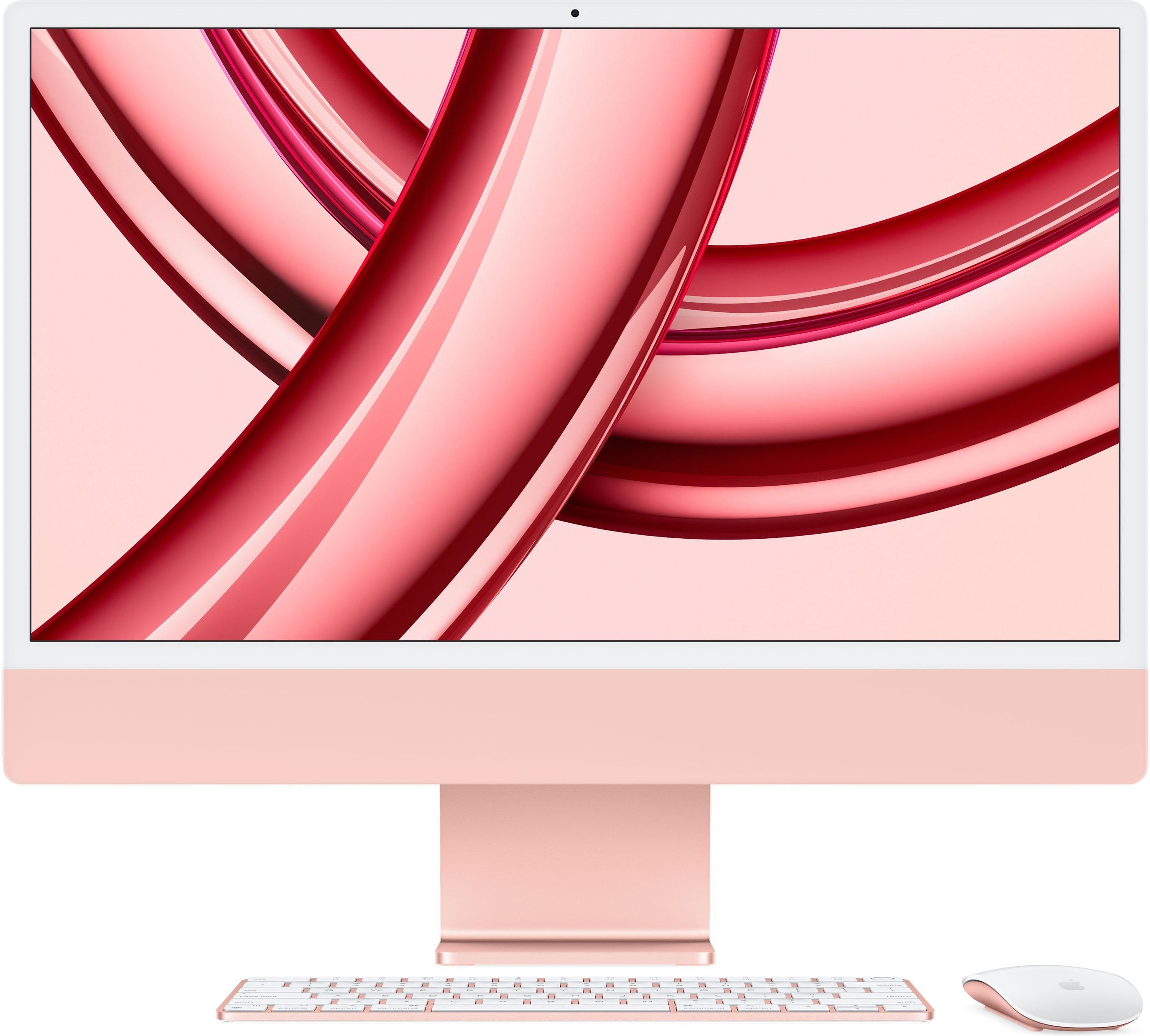 iMac Rosé 24 Zoll, M3, 8-Core-CPU, 10-Core-GPU, 8GB, 256GB SSD