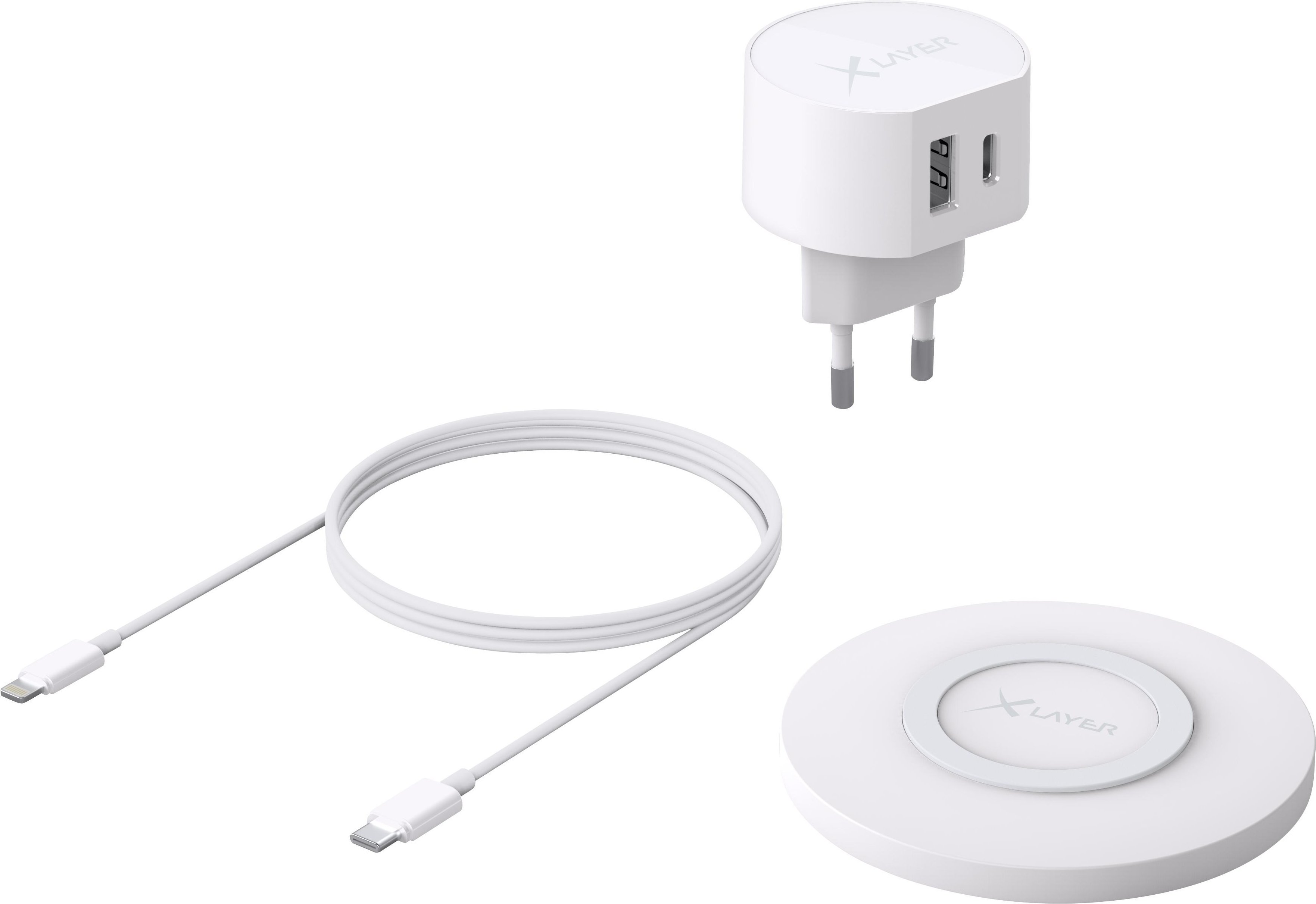 Fast Charging Starter Set iPhone Weiß Ladeset