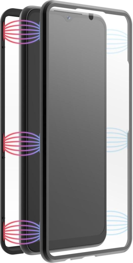 Cover "360° Glass" für Samsung Galaxy A23 4G/5G, Schwarz (00214911)