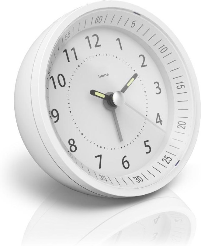 Funkwecker "Roundly", Weiß (00186413)