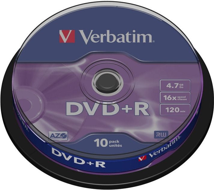 DVD+R, 4.7 GB, 16x, 10er Pack DVD-Rohlinge