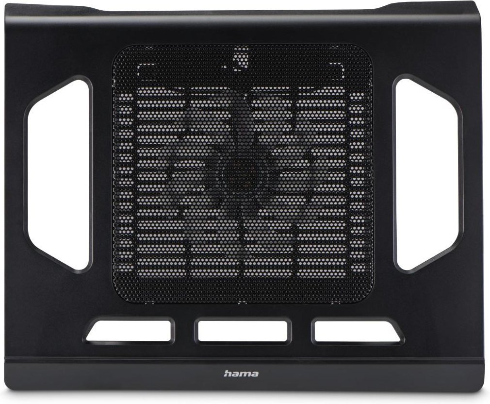 Laptop-Kühler "Black", leise, bis 40 cm (15,6"), Schwarz (00126809)