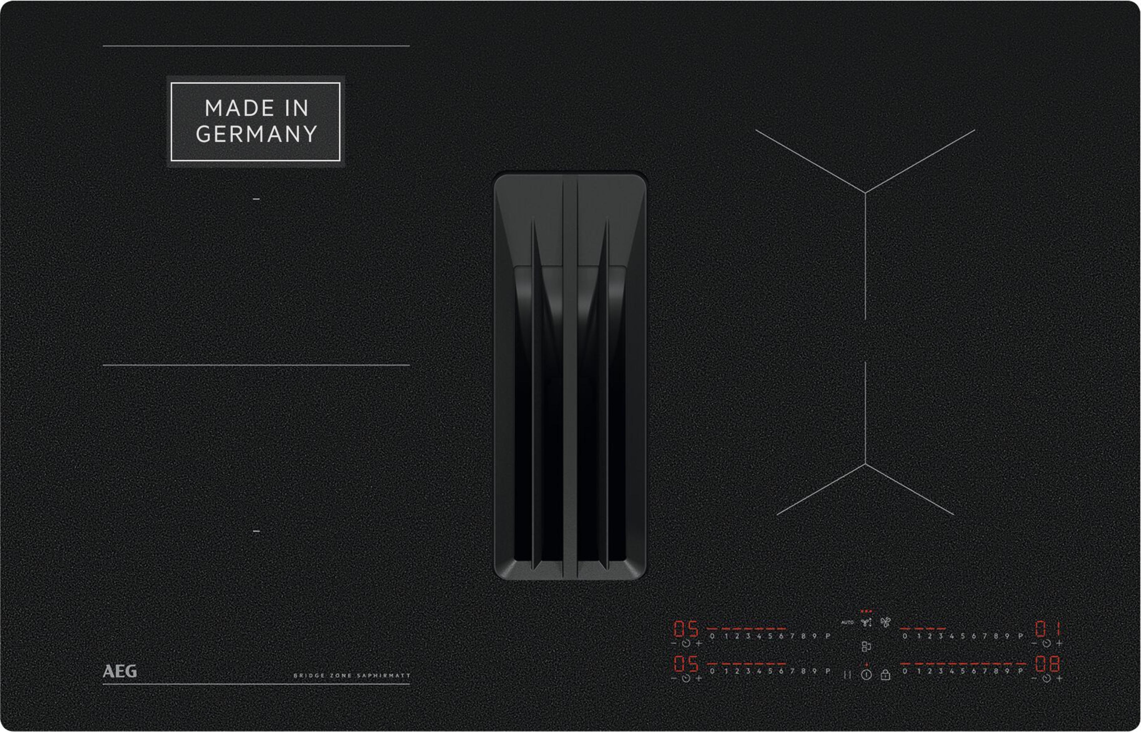 Thumbnail - TH84CB0BSZ 6000 Bridge XTM SaphirMatt Induktionskochfeld mit Dunstabzug