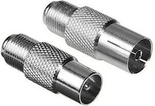 SAT-Adapter-Set F-Kupplung - Koax-Stecker/F-Kupplung - Koax-Kupplung (00047415)