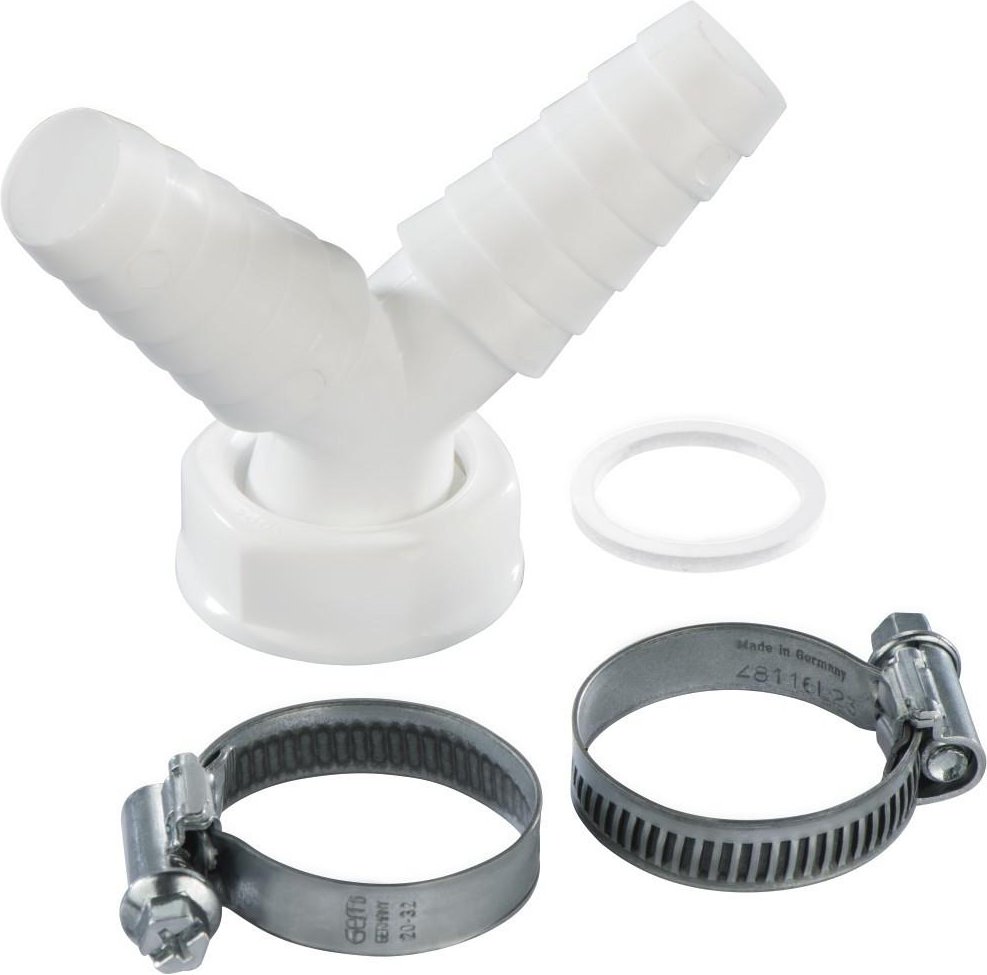 Y-Verbinder für Ablaufschläuche, mit Dichtung 1'' (00220738)