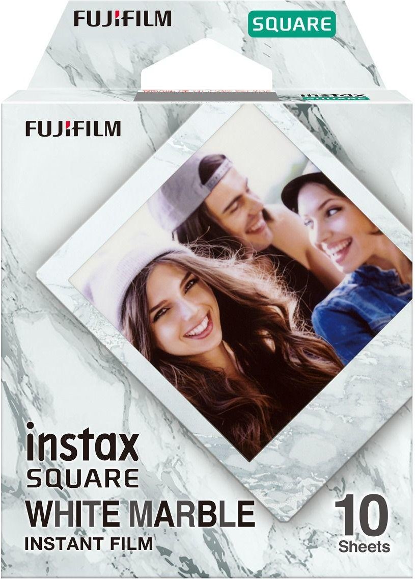 instax Square Film white marble Sofortbildkamera-Filme