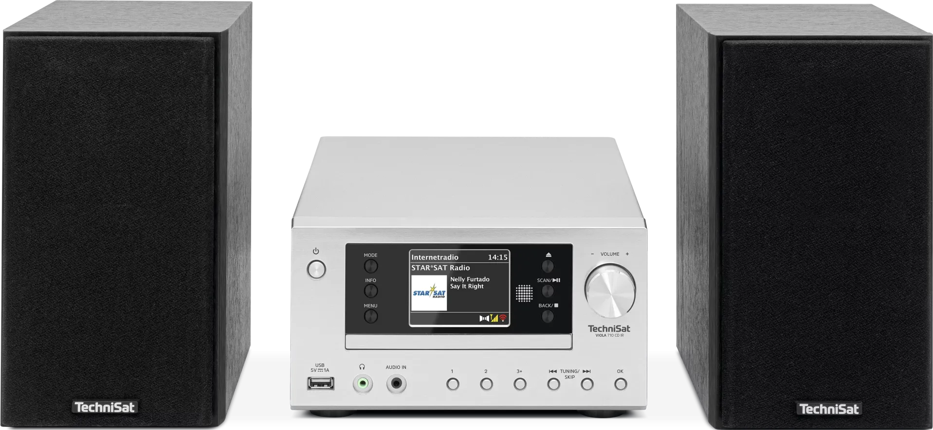 Thumbnail - Viola 710 CD IR, silber Kompaktanlage