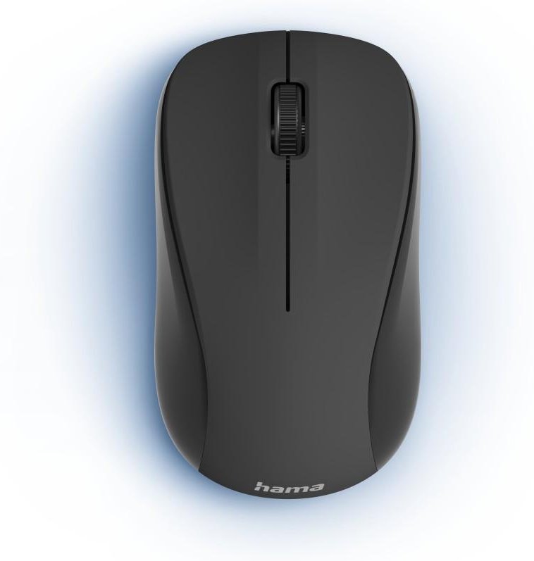 Optische 3-Tasten-Funkmaus "MW-300 V2", geräuschlos, USB-Empfänger, Schwarz (00173020)