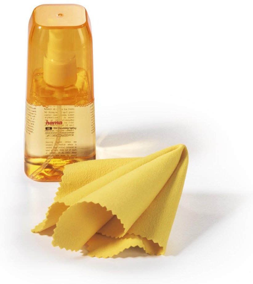 Bildschirmreiniger, Spray + Reinigungstuch, 95 ml, TV + Büro (00221094)