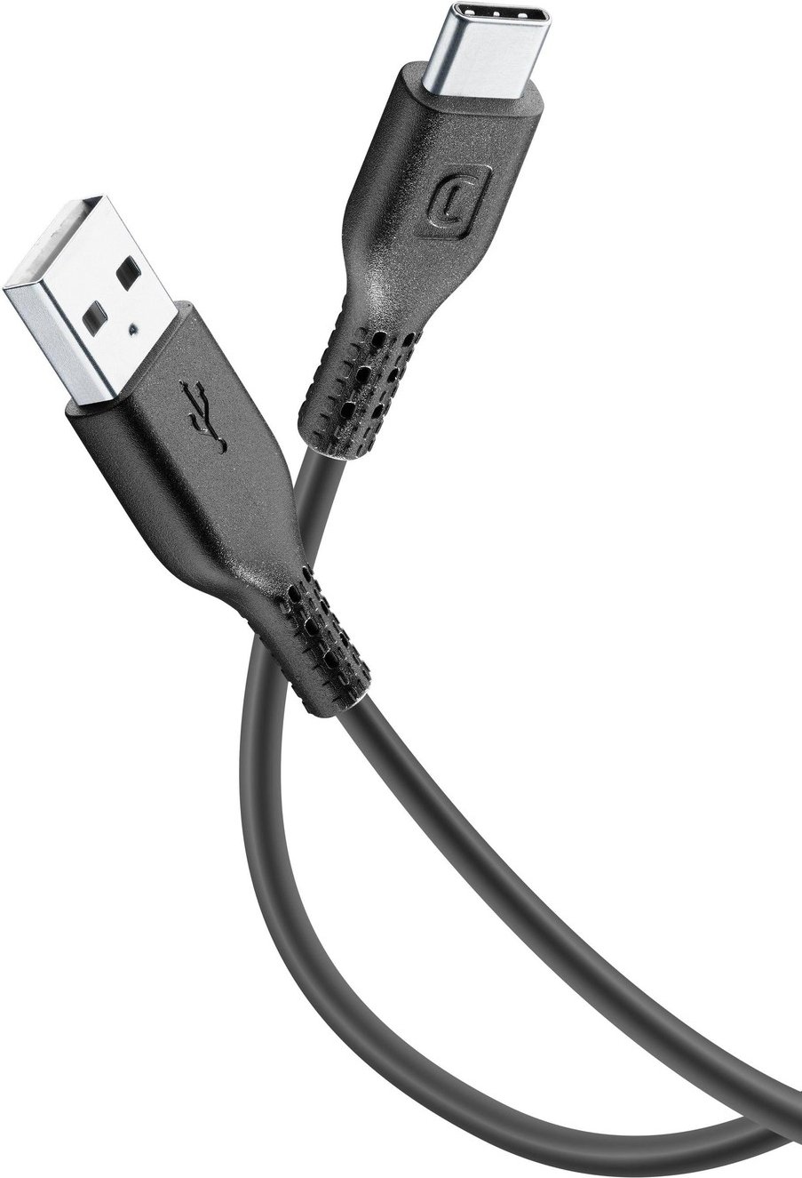 Power Data Cable 1,2 m USB-A/ Typ-C Black (60294)