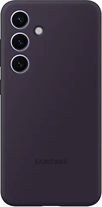 Silicone Case EF-PS921 für das Galaxy S24, Dark Violet Handyhülle