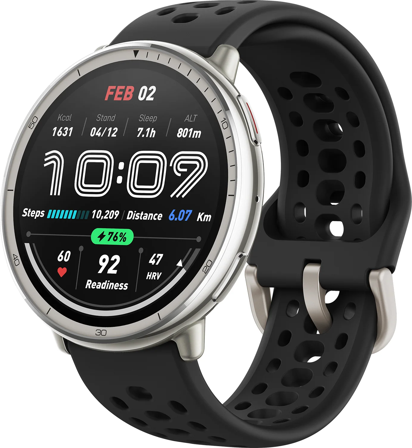 Active 2, Schwarz Smartwatch