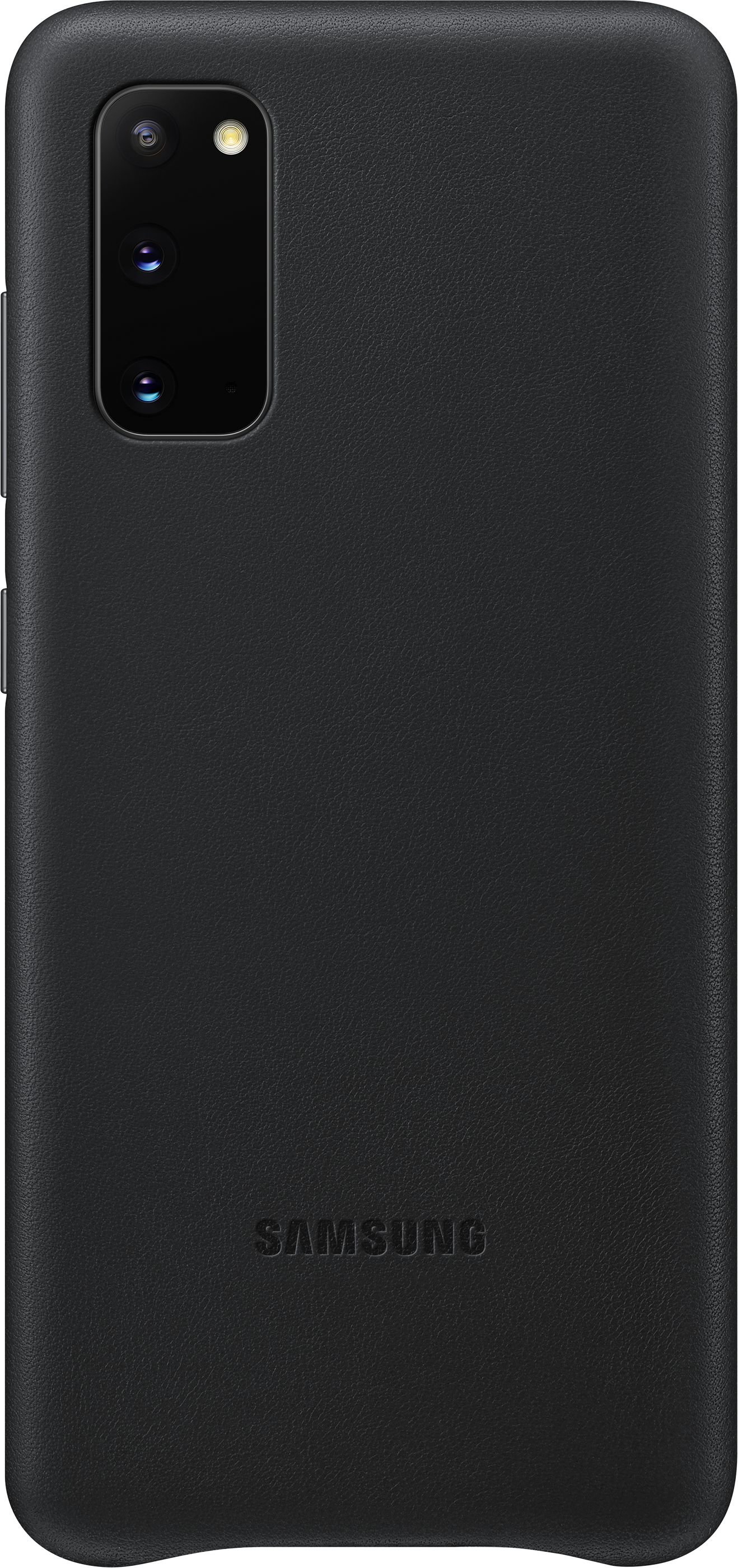 EF-VG980 Leather Cover für Samsung Galaxy S20, schwarz Handyhülle