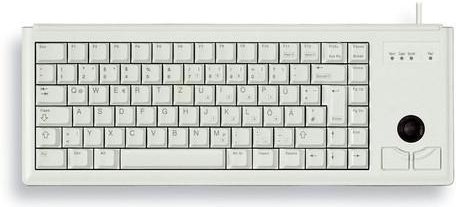 G84-4400 Corded DE-Layout hellgrau TRACKBALL USB Tastatur